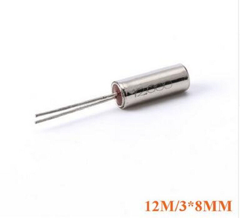 10pcs 12MHz 12M Frequency Oscillator Crystal Cylender 3X8mm