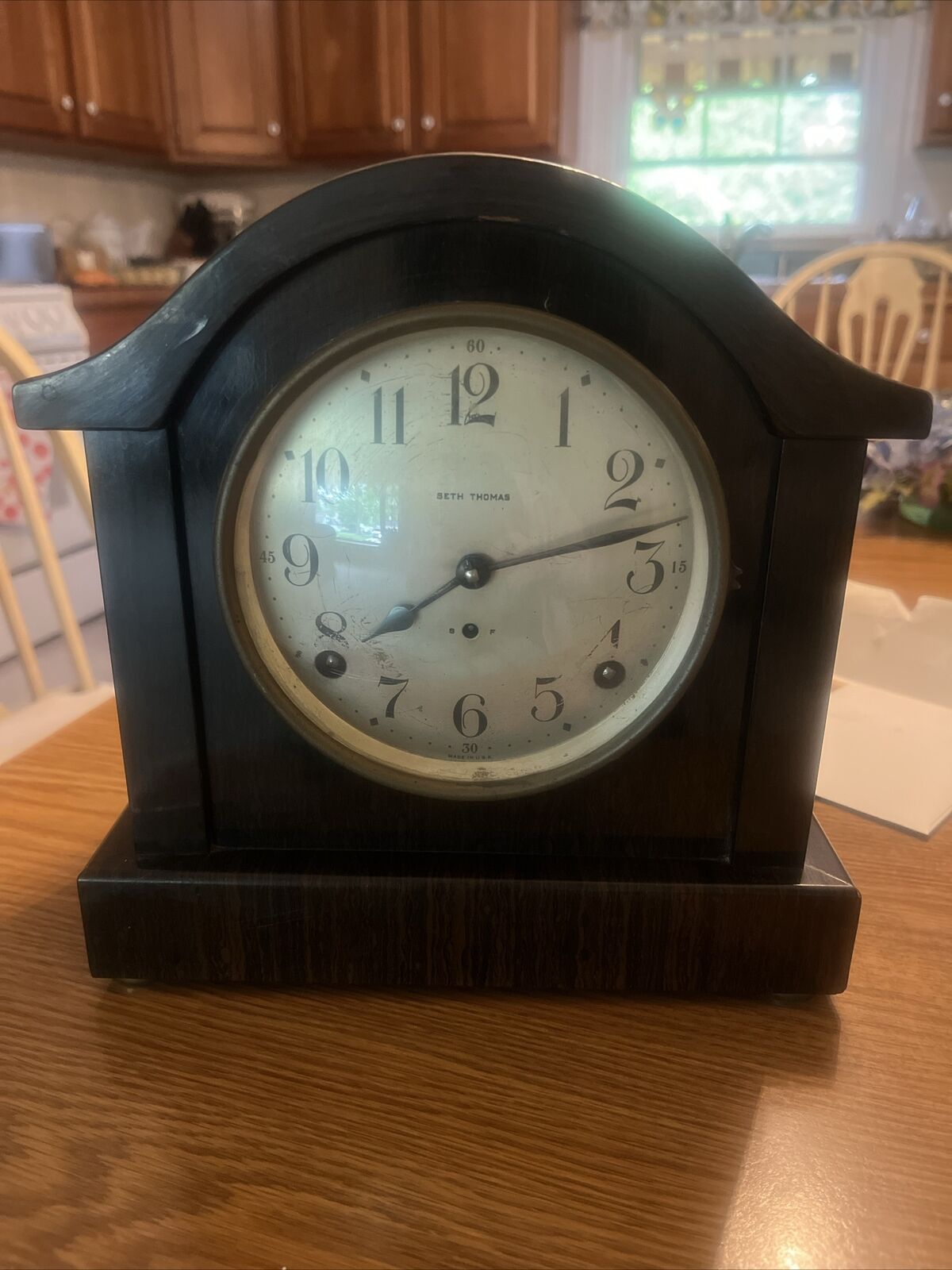 Genuine Mahogany Seth Thomas Clock