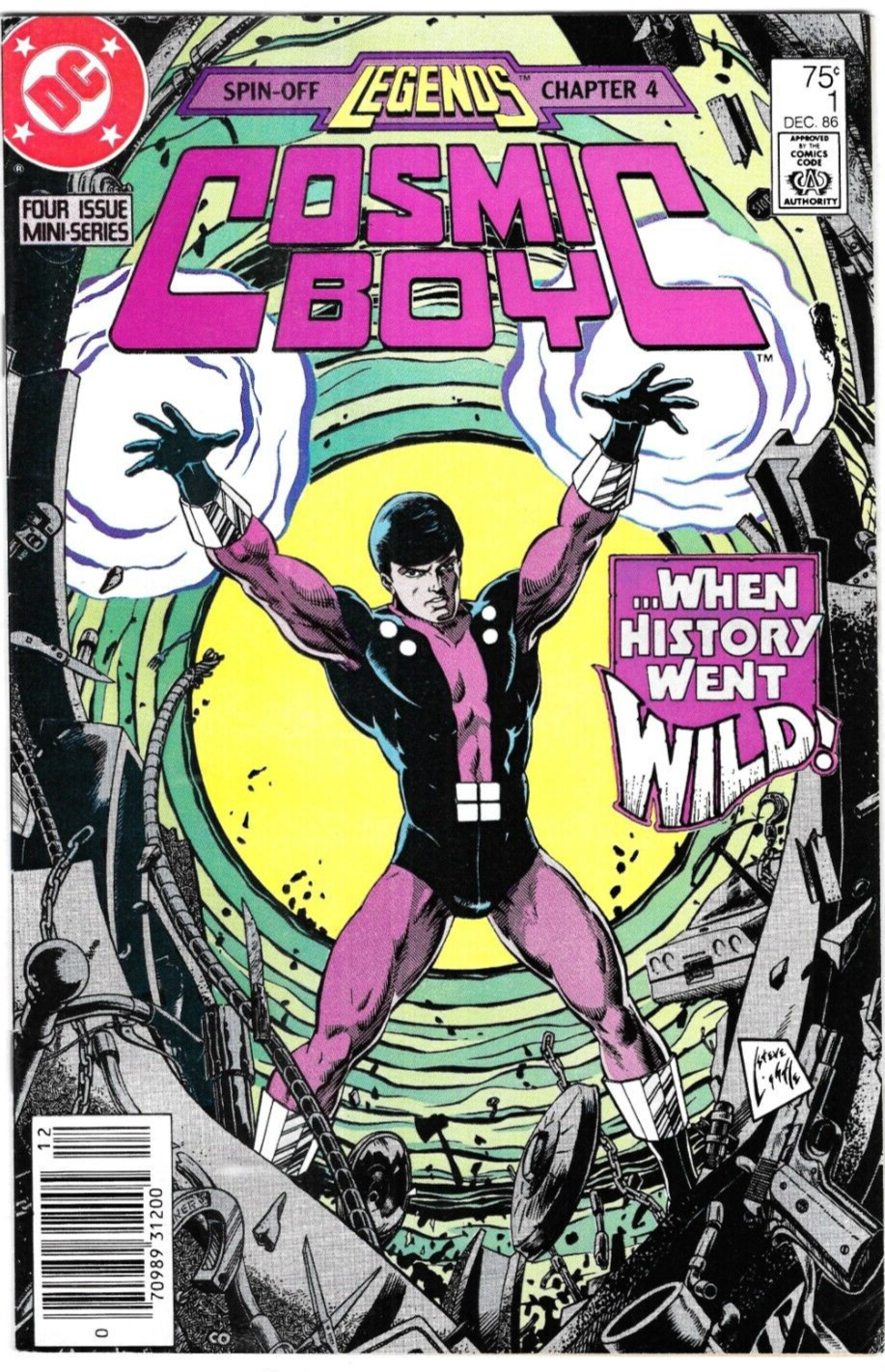 Cosmic Boy Comic 1 Copper Age First Print 1986 Paul Levitz Giffen Smith DC .