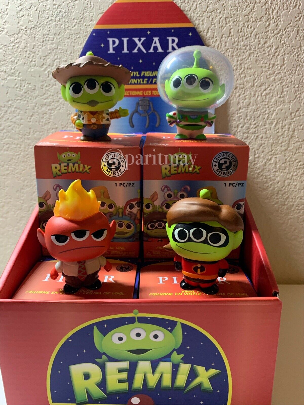 New Funko Alien Remix Mystery Minis As “WOODY, BUZZ, ANGER & MRS. INCREDIBLE”