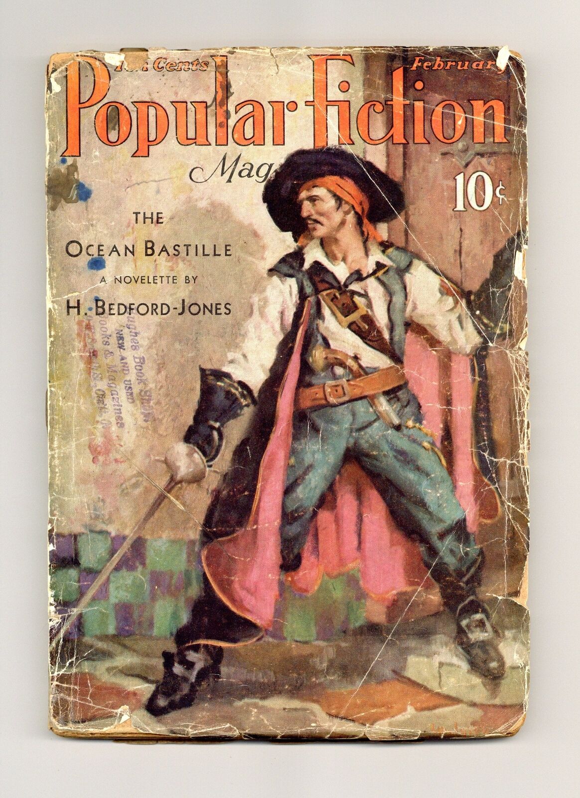 Popular Fiction Magazine Pulp Feb 1932 Vol. 2 #6 FR/GD 1.5