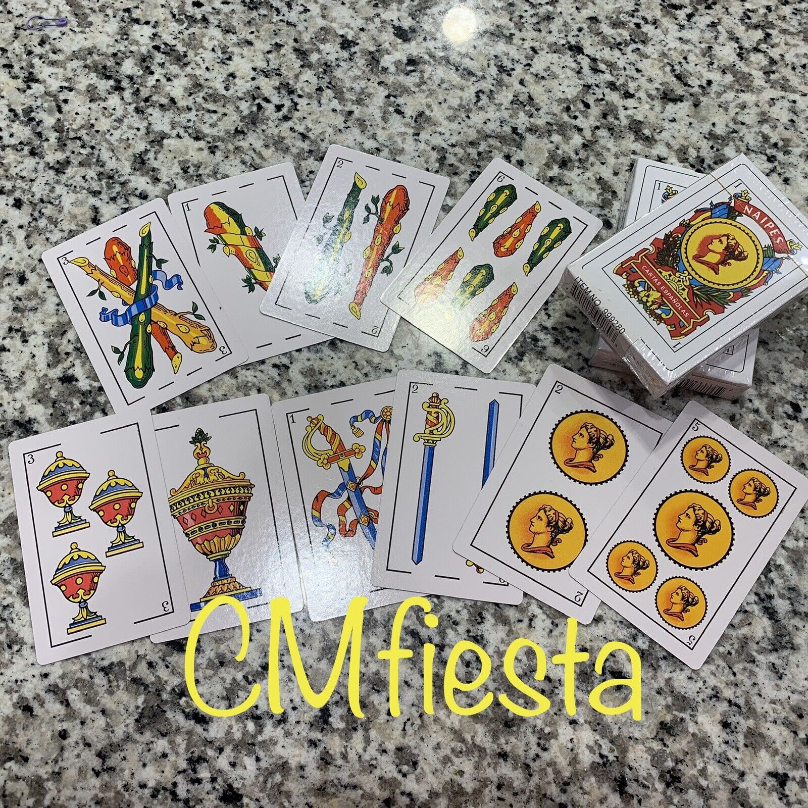 1 Deck Spanish Playing Cards Baraja Española 50 Cards Naipes Tarot, New Sealed