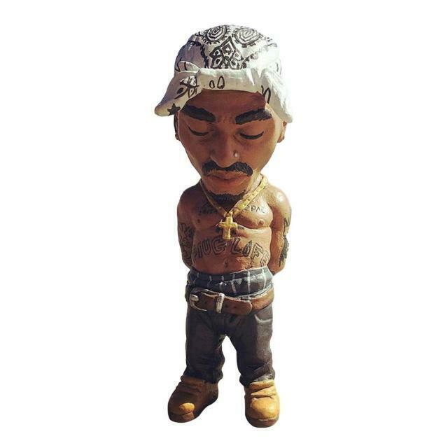 Tupac 2Pac Shakur Makaveli B.I.G. Notorious Biggie Action Figure Resin Ornament