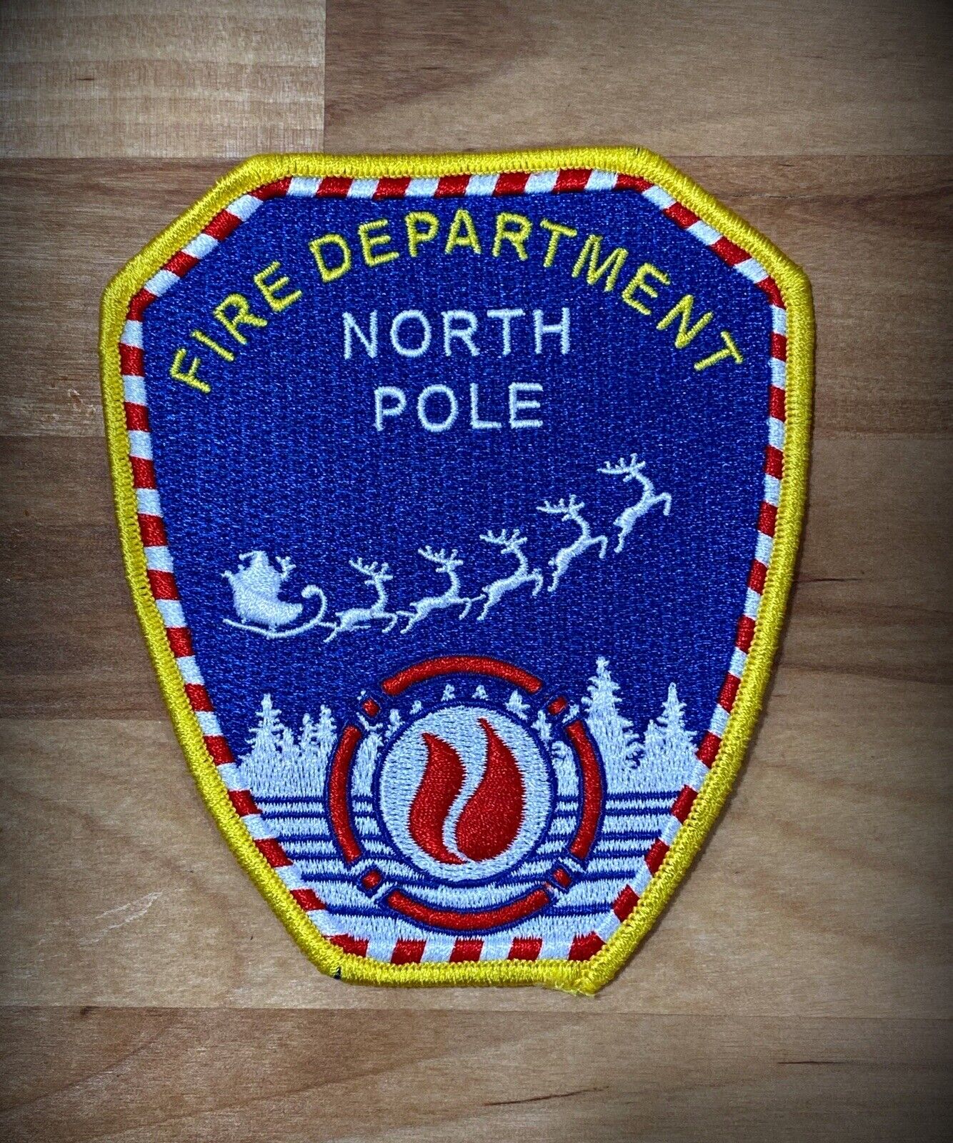 NORTH POLE FIRE DEPARTMENT PATCH NEW