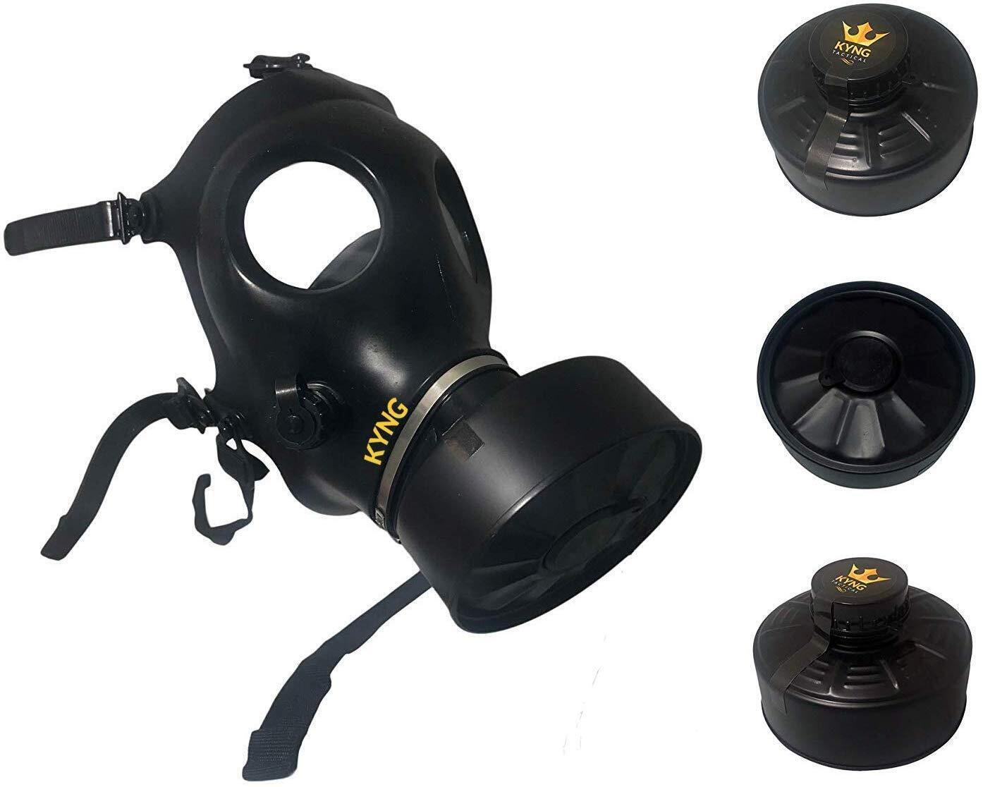 KYNG Israeli Style Respirator Mask w/Premium Sealed 40mm Filter NEW Halloween 