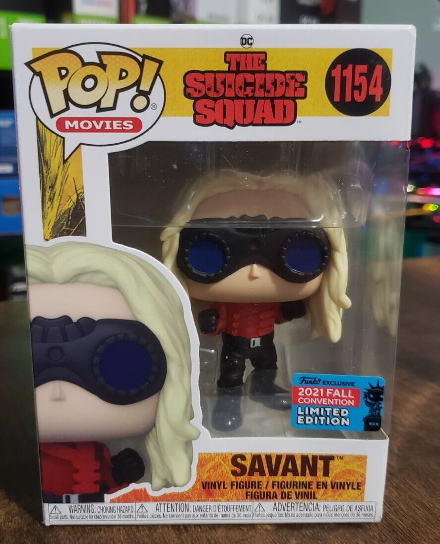 Funko Pop SAVANT #1154 from Suicide Squad 2021 NYCC Exclusive NEW IN BOX