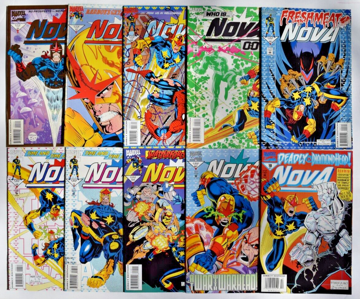 NOVA (1994) 18 ISSUE COMPLETE SET #1-18 MARVEL COMICS
