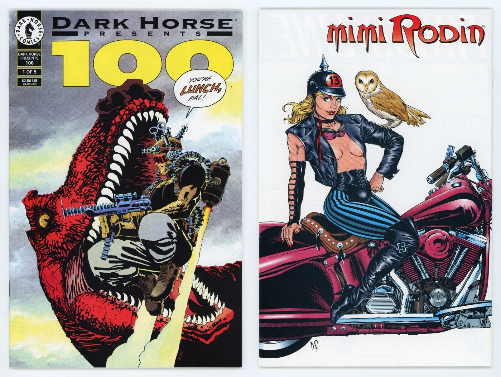 Dark Horse Presents #100 (NM 9.4) Part 1 Mimi Rodin DAVE STEVENS Back Cover 1995