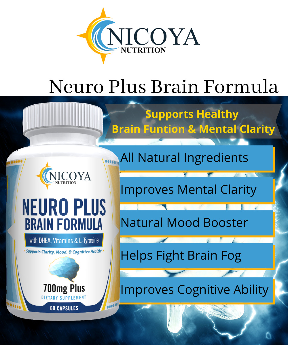 Neuro Brain & Focus 60ct, Healthy Memory, Clarity, Brain Fog, Fatigue and Mood