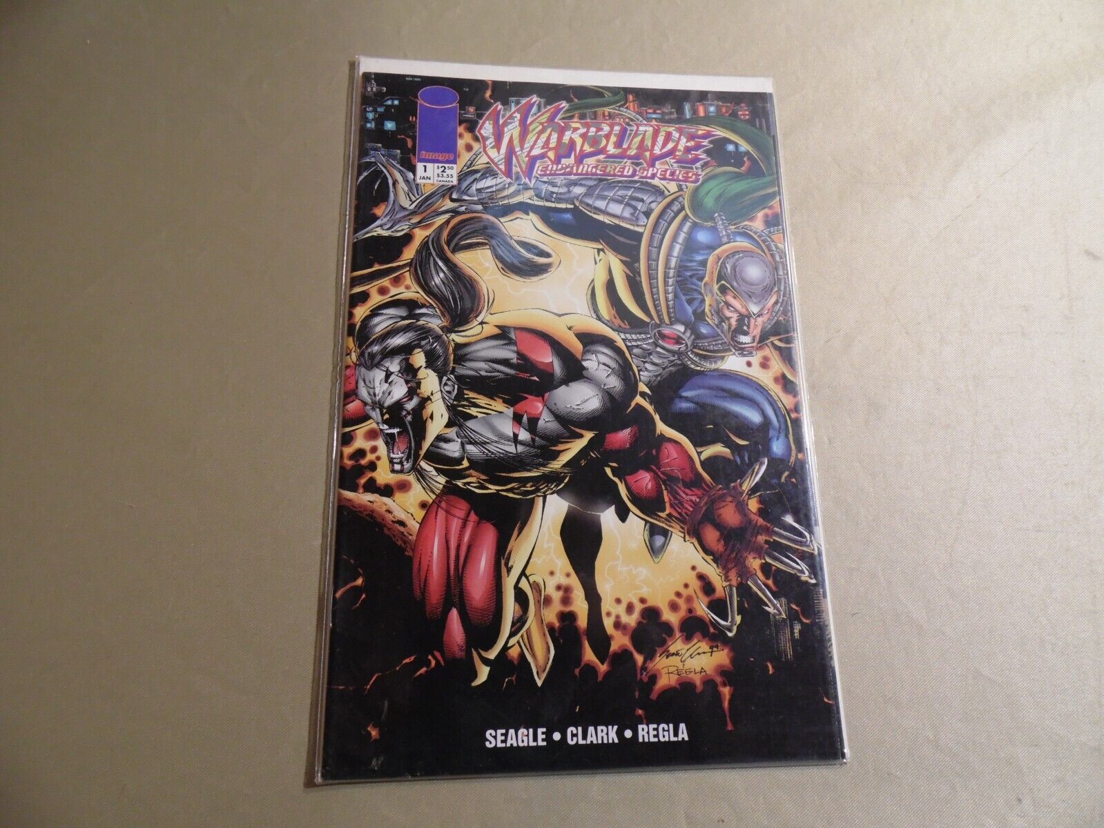 Warblade #1 (Image Comics 1995) Free Domestic Shipping