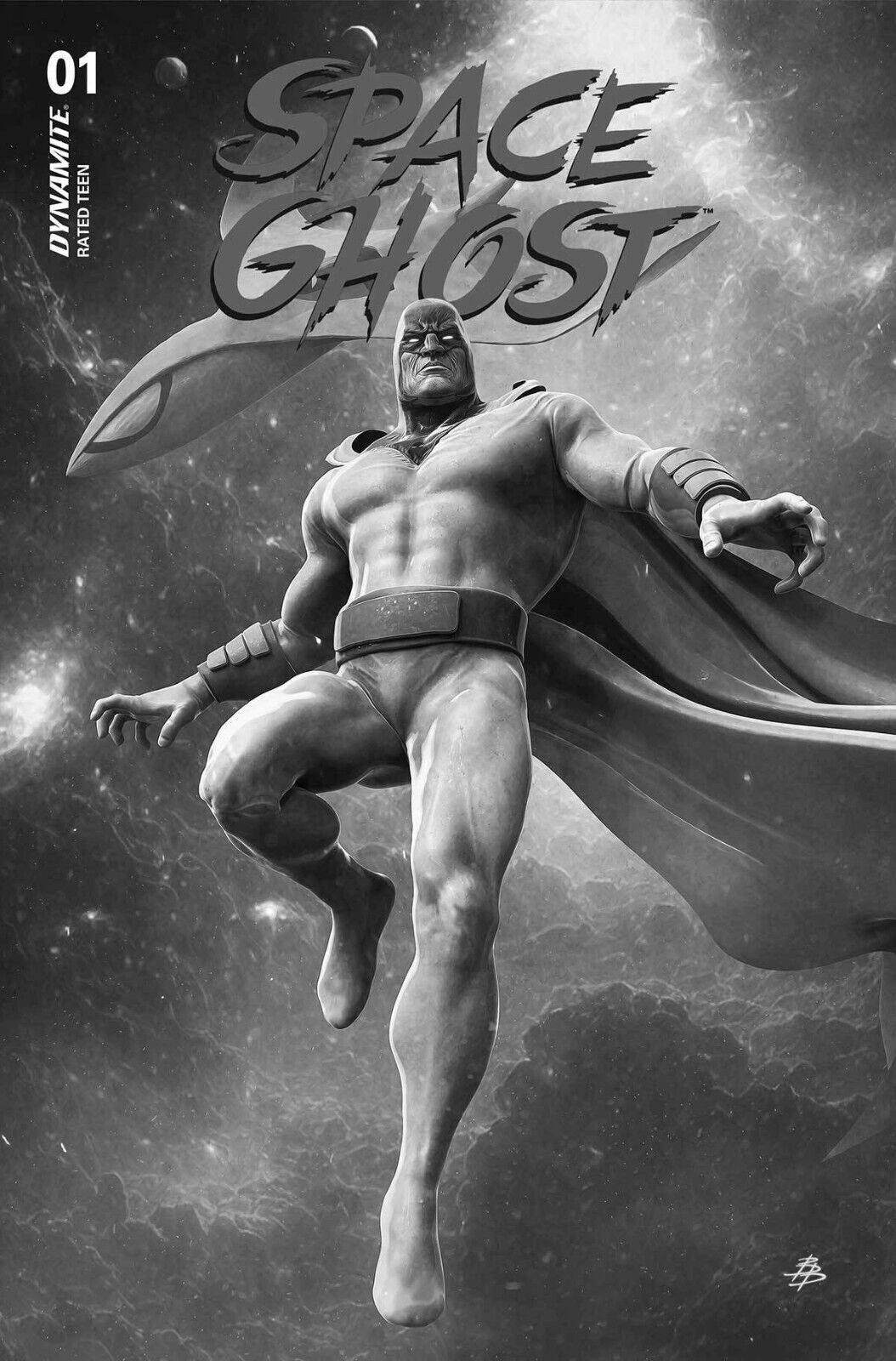 Space Ghost #1 Cover W Bjorn Barends B&W Variant