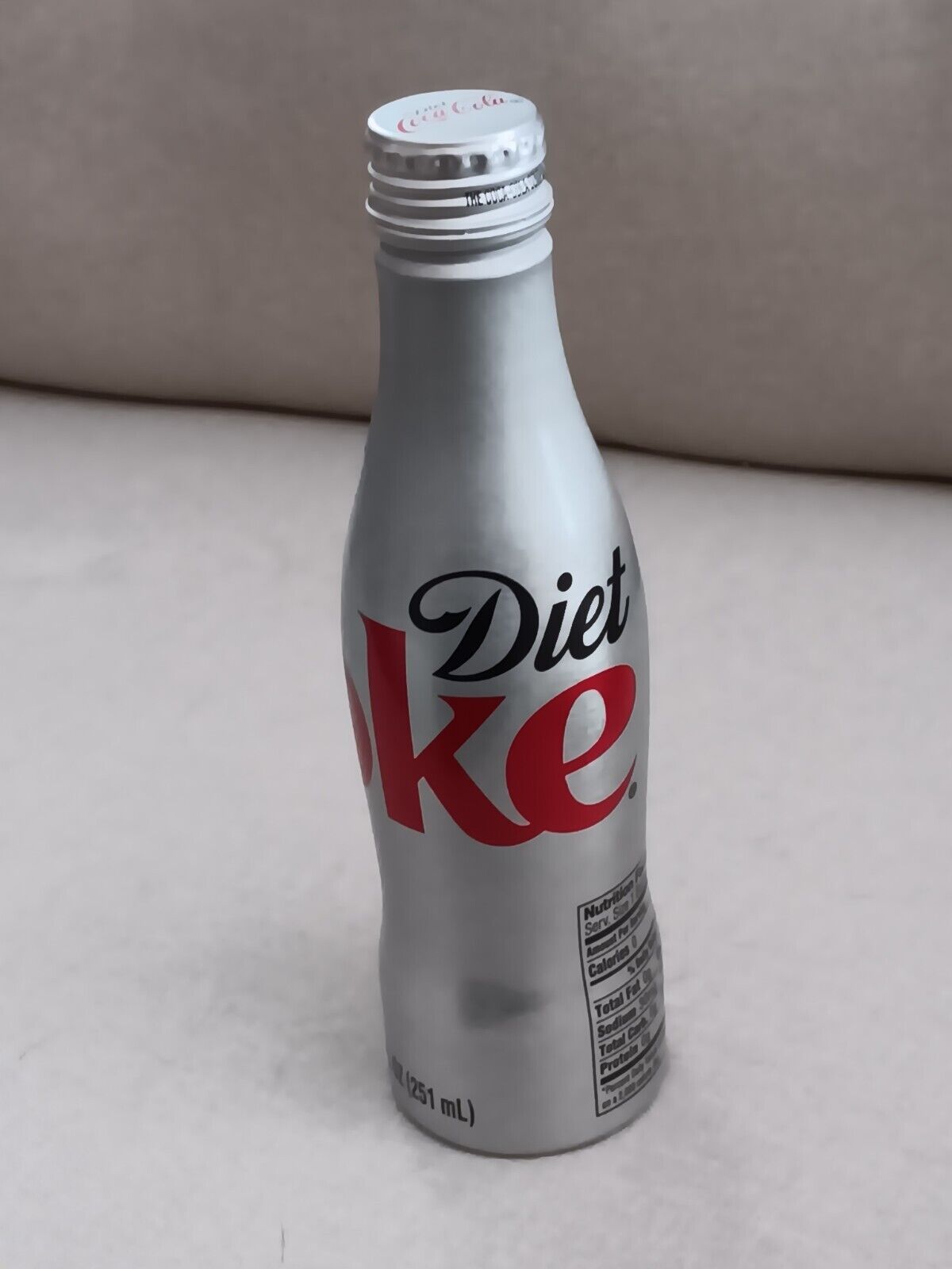 Vintage Diet Coke Aluminum Bottle 8.5OZ Coca-Cola Collectible - 2011