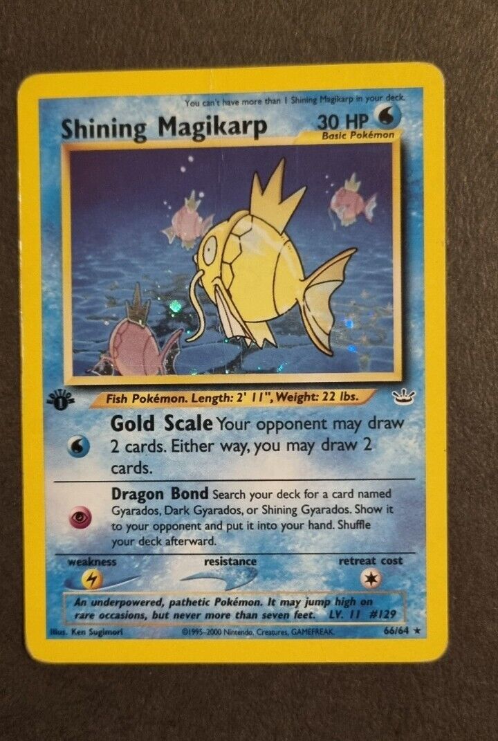 Pokemon Card Shining Magic Carp 1st Ed Eng