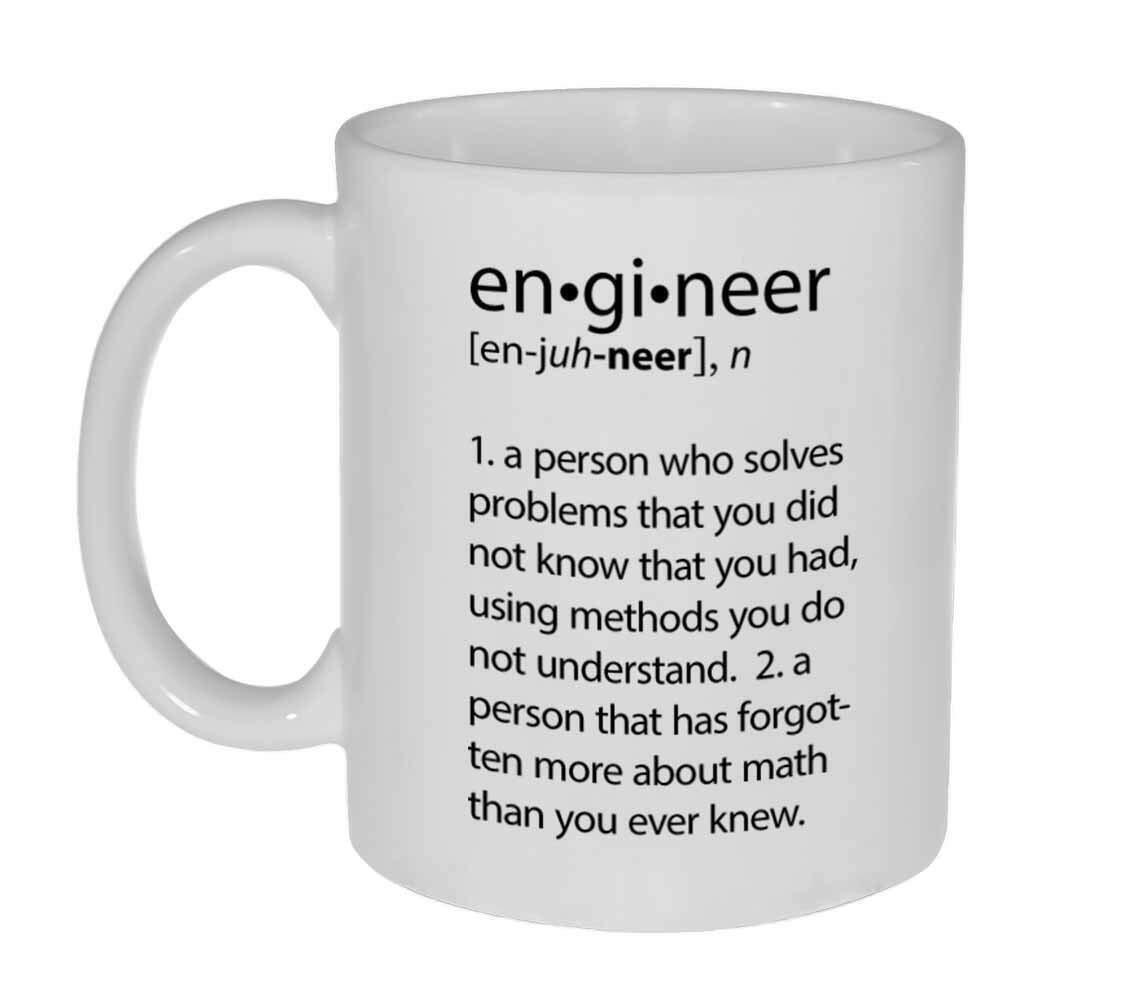 Engineer Definition Coffee Tea Mug by