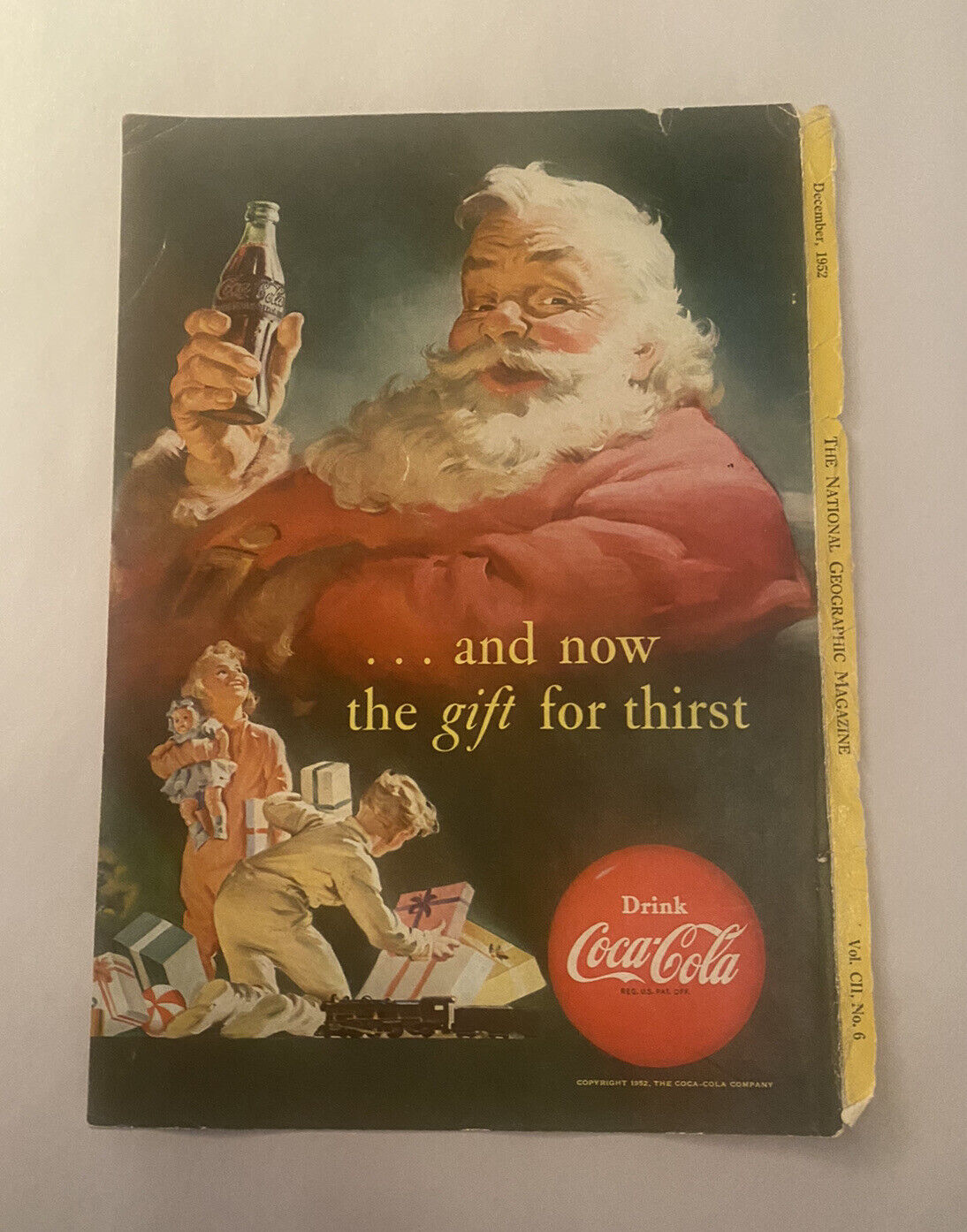 Vintage National Geographic Ad December 1950 Coca Cola Company \