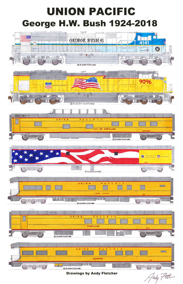 Union Pacific George Bush Train 11\