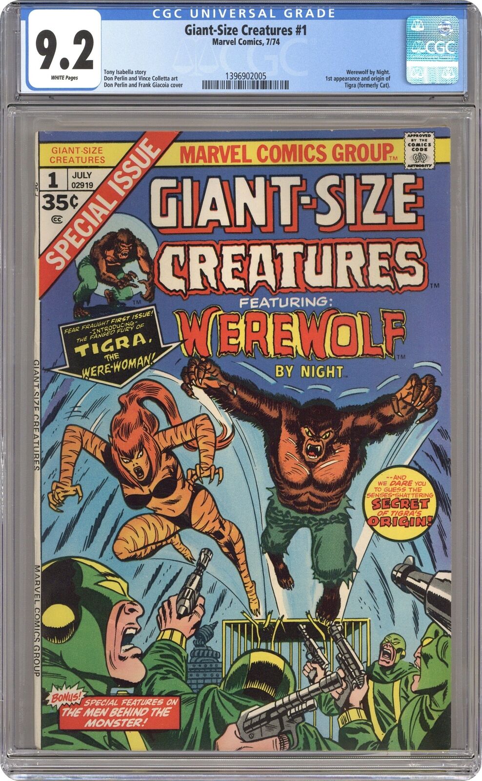 Giant Size Creatures #1 CGC 9.2 1974 1396902005