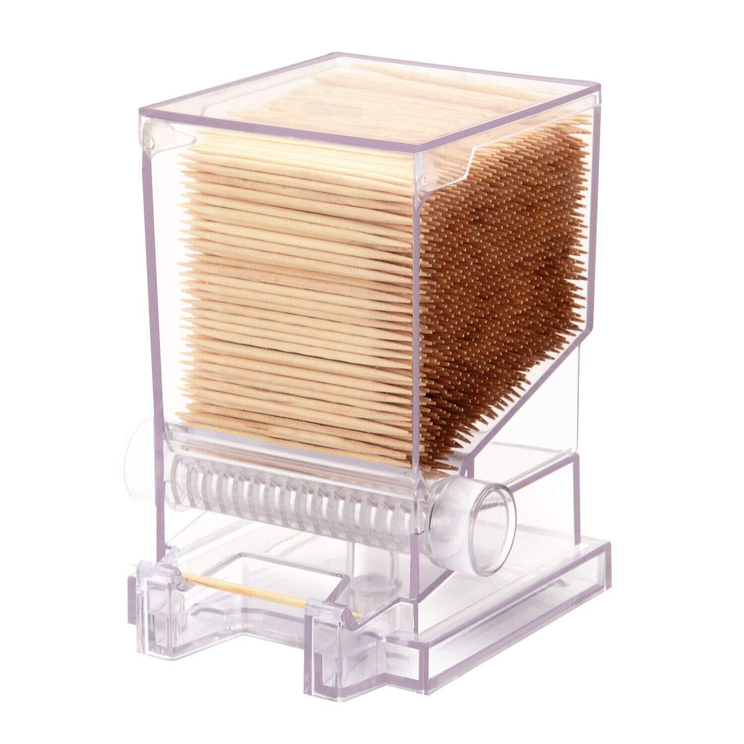 Serve Clean Toothpick Dispenser Clear- Restaurant-Style