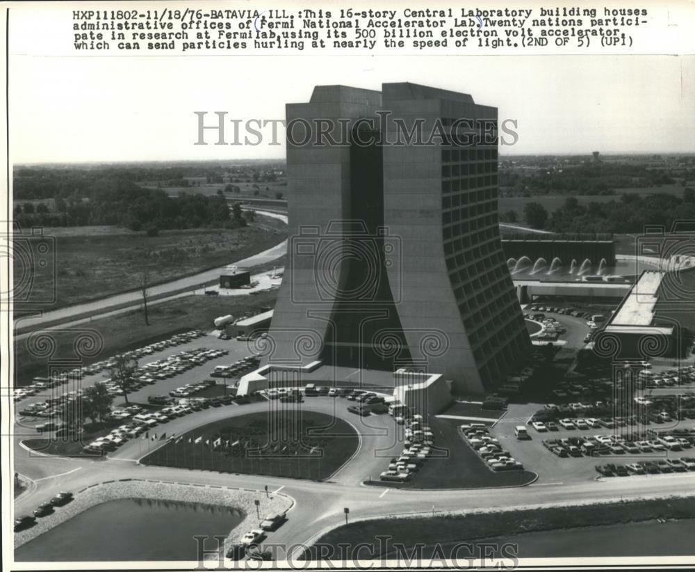 1977 Press Photo Offices of Fermi National Accelerator Lab in Batavia Illinois