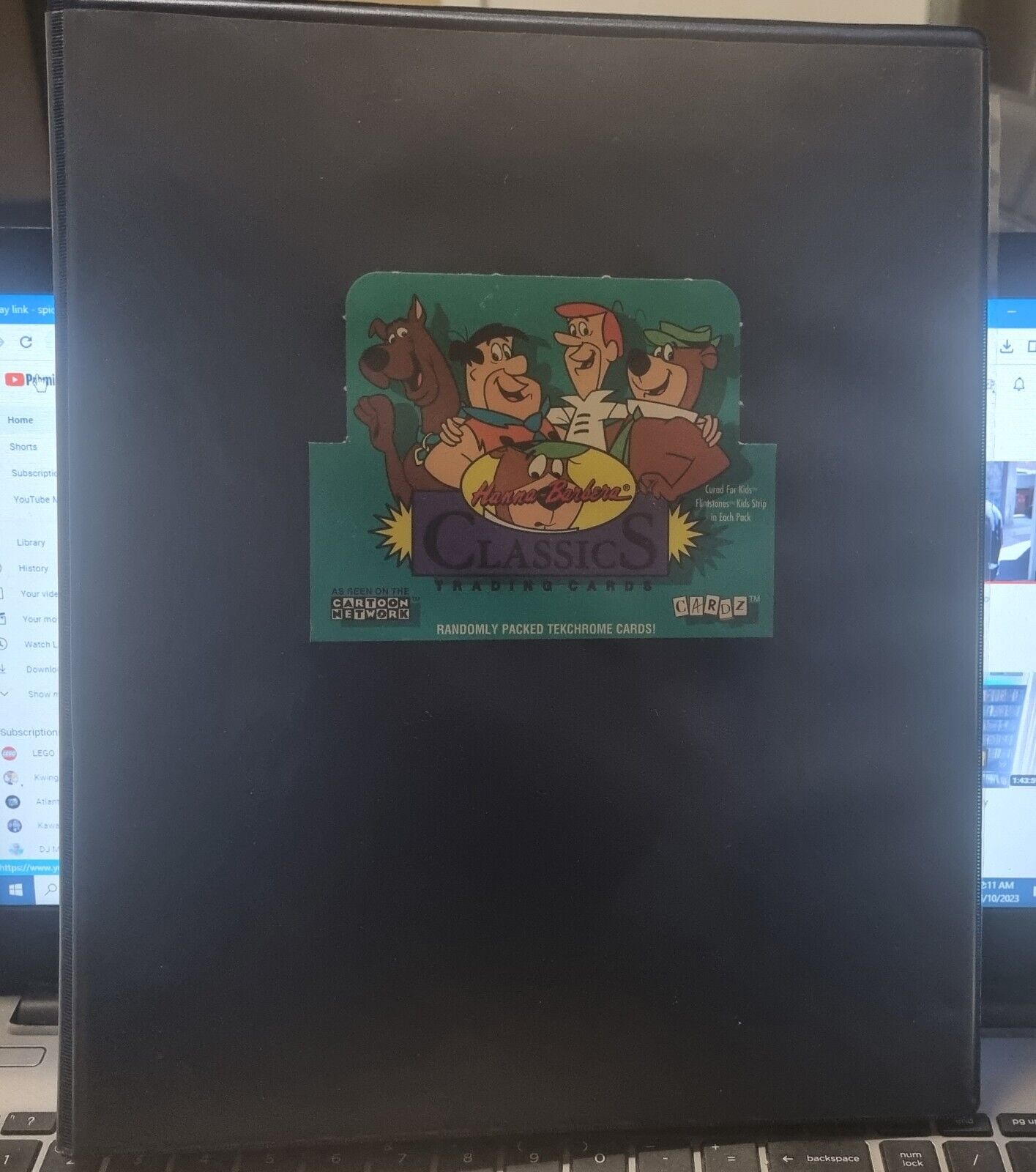 1994 Cardz Hanna Barbera Trading Card Complete Set With Custom Binder