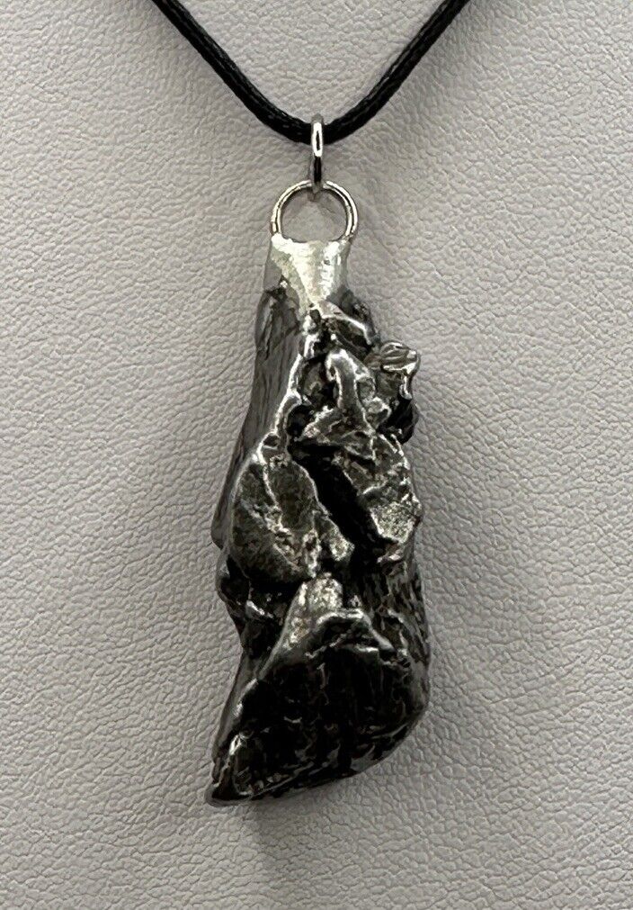 Aletai Meteorite Pendant, 34.09 Grams, COA, Astronomy Gift, Authentic Meteorite