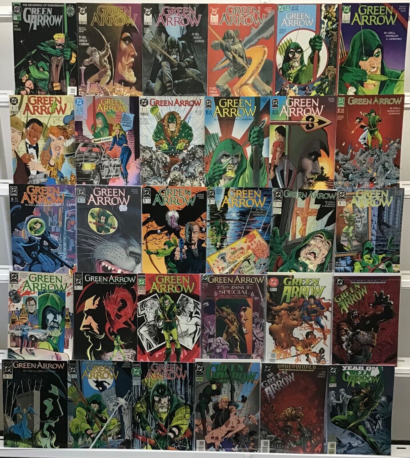 DC Comics Green Arrow Comic Book Lot of 30