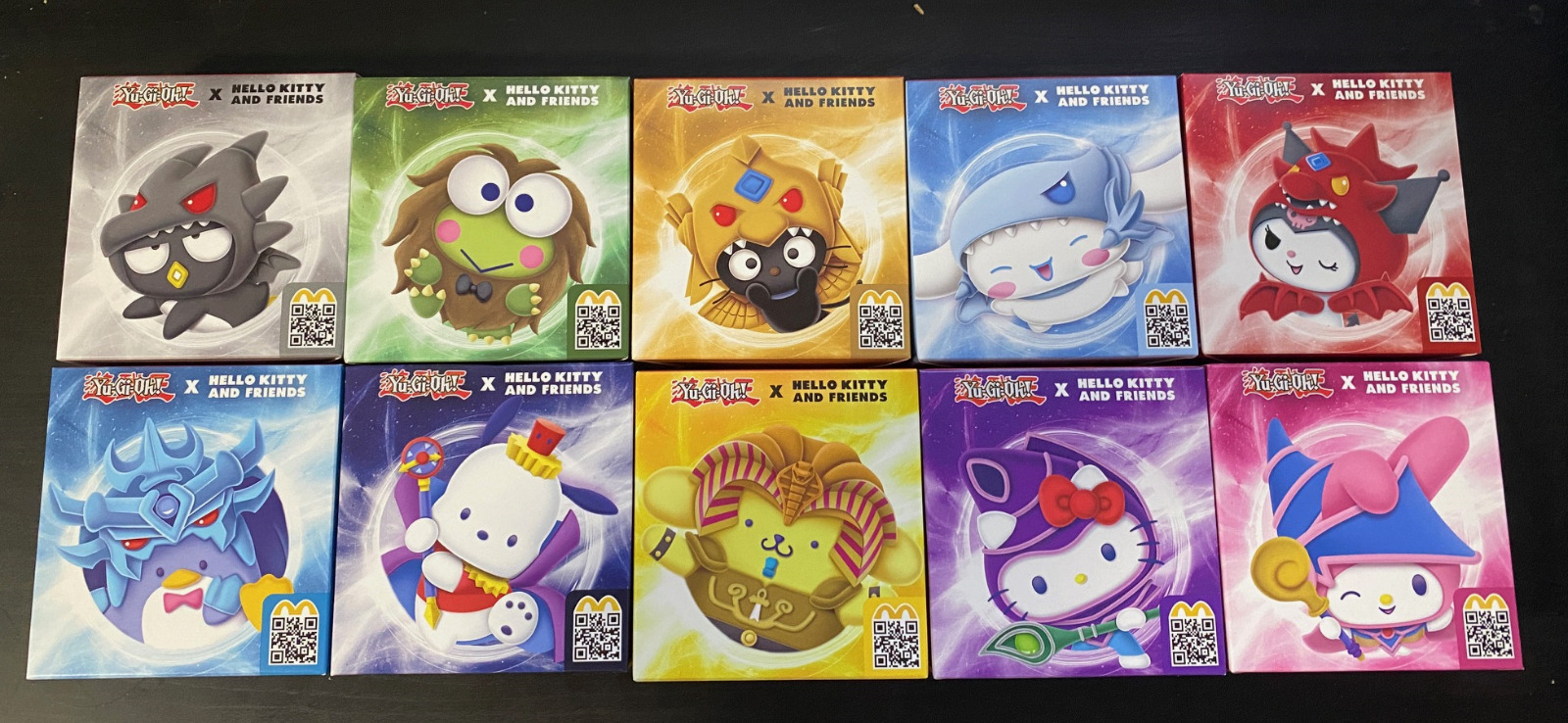 Yu-Gi-Oh x Hello Kitty McDonald's Collab by Sanrio (Random set of 5)