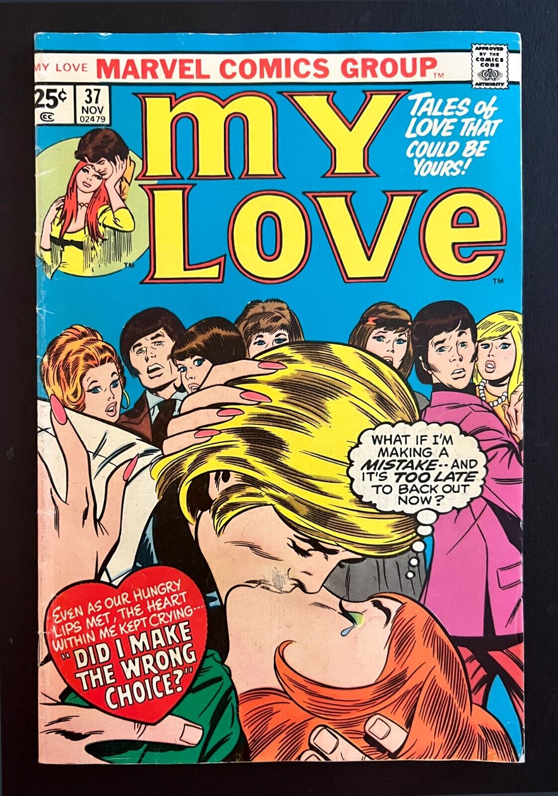 MY LOVE #37 Romance Comic Stan Lee John Buscema  Marvel 1975