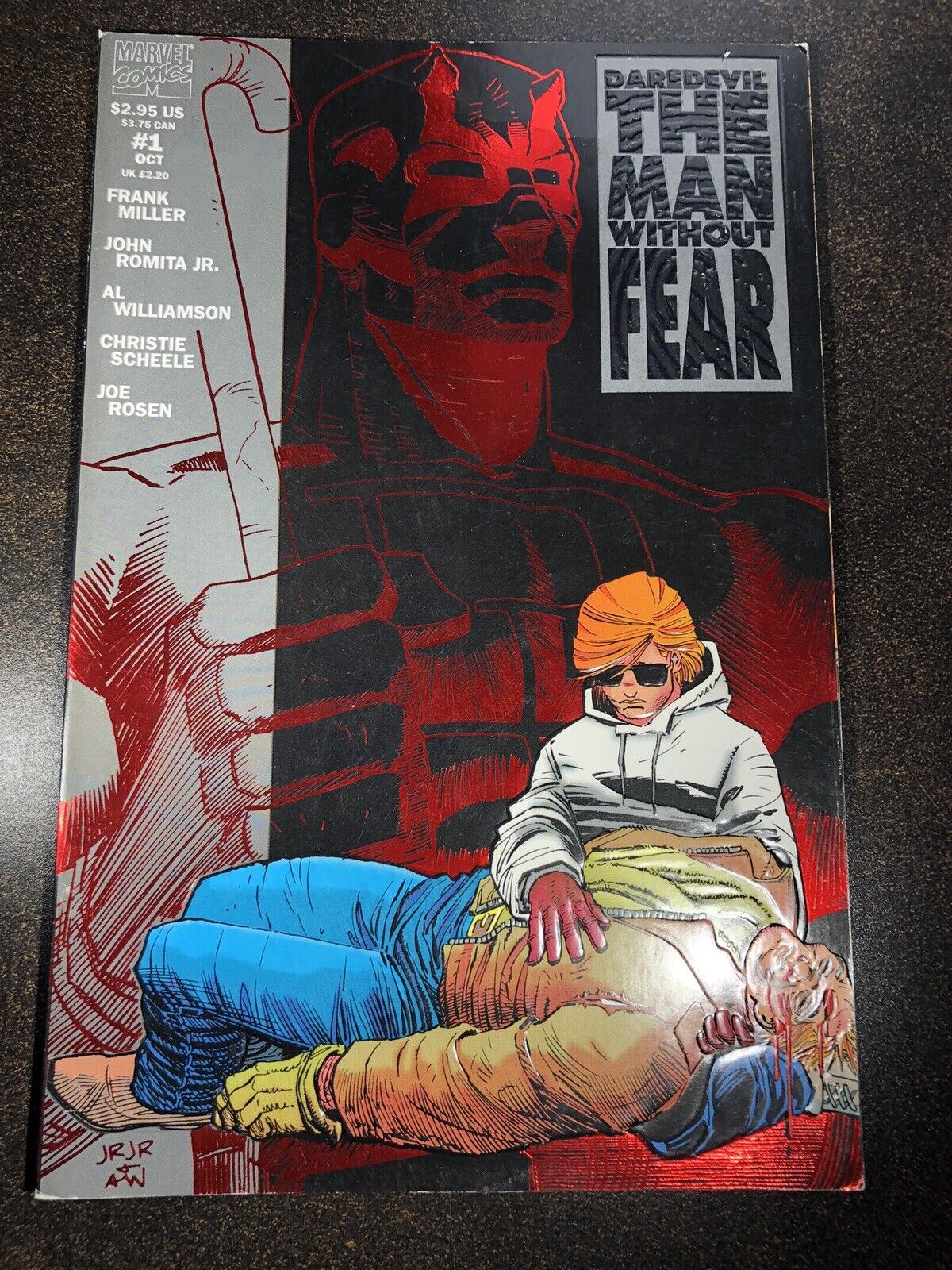 Daredevil The Man Without Fear #1 Newsstand Variant Frank Miller 1993 Marvel