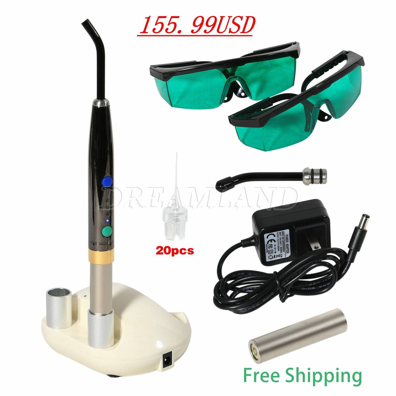 Dental Diode Laser System Wireless laser Pen soft tissue Perio Endo Surgical NEW