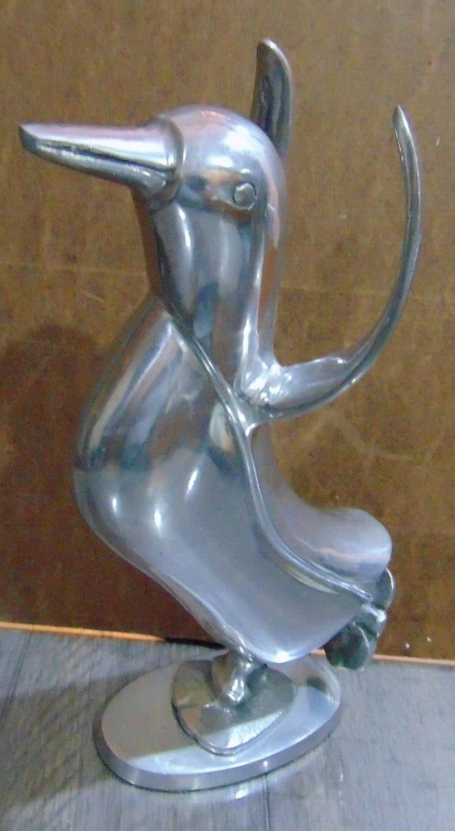 Penguin Metal Figurine Statue 12\