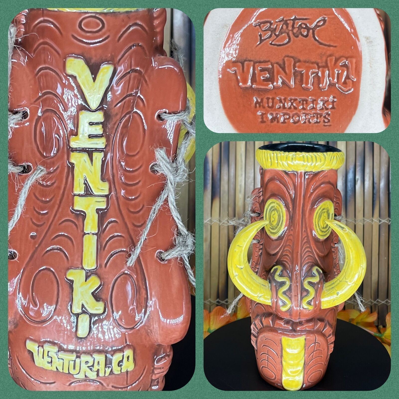 VenTiki Lounge Sepik River Sorcerer Tiki Mug Ventura Big Toe Munktiki 2nd Edtion