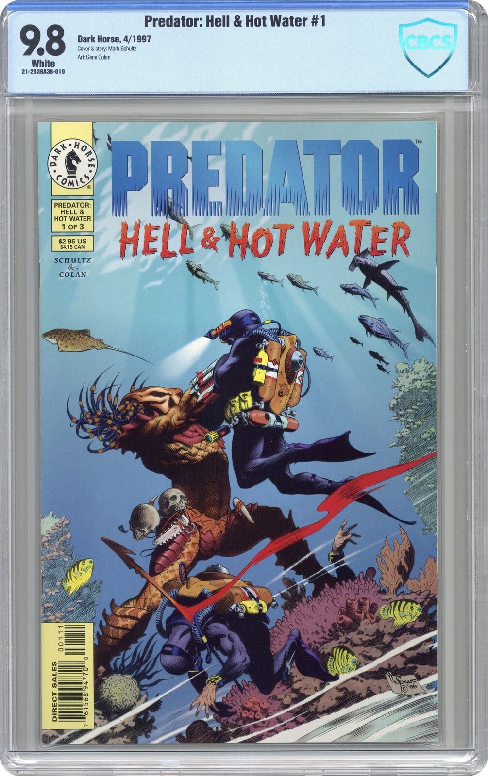 Predator Hell and Hot Water #1 CBCS 9.8 1997 21-2638A38-019