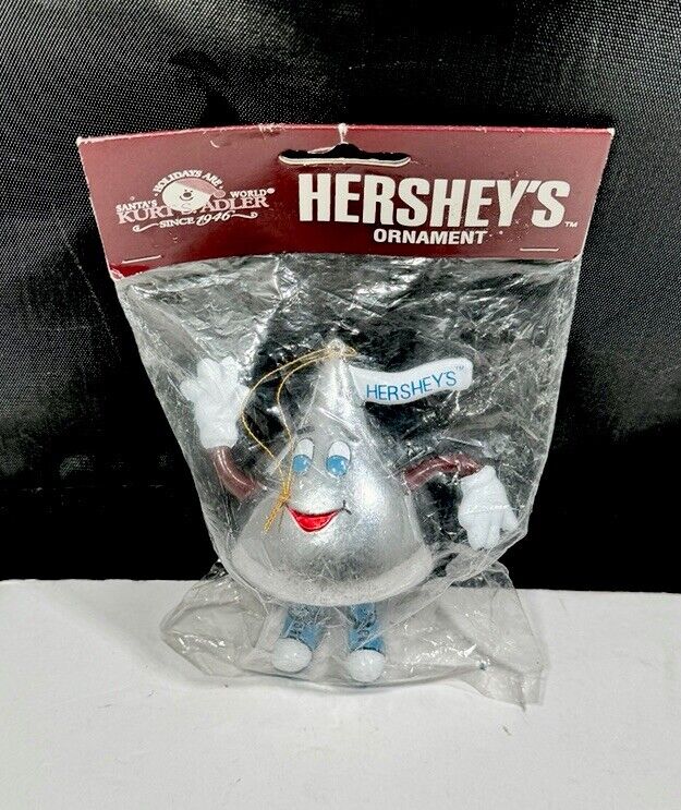 Hersheys Chocolate Kiss Figure Ornament Kurt S Adler 1998 Unopened Hershey Choc