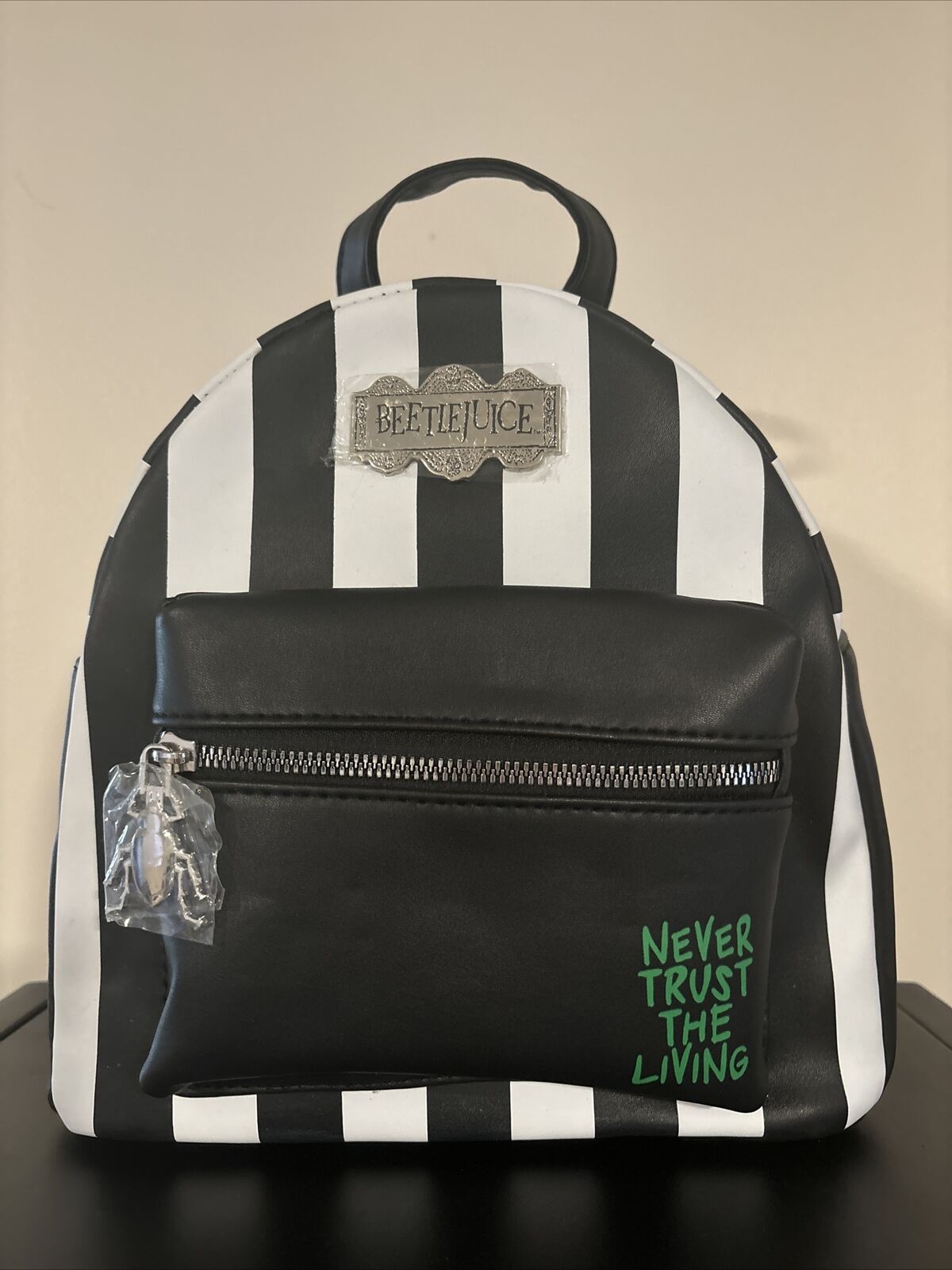 Rare Loungefly-Beetlejuice-Hot Topic-Mini Backpack-New With Tags