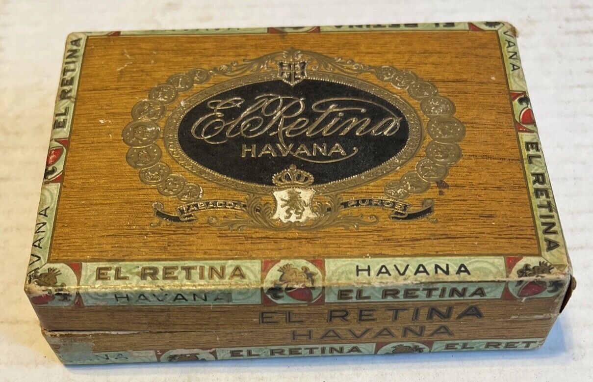 El Retina Cigar Box Vintage Factory 73 6th Dist. MO.
