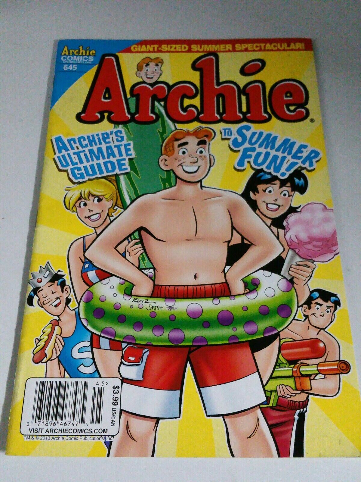 Archie Comic No. 645 (Aug 2013) Newsstand Variant K2c12