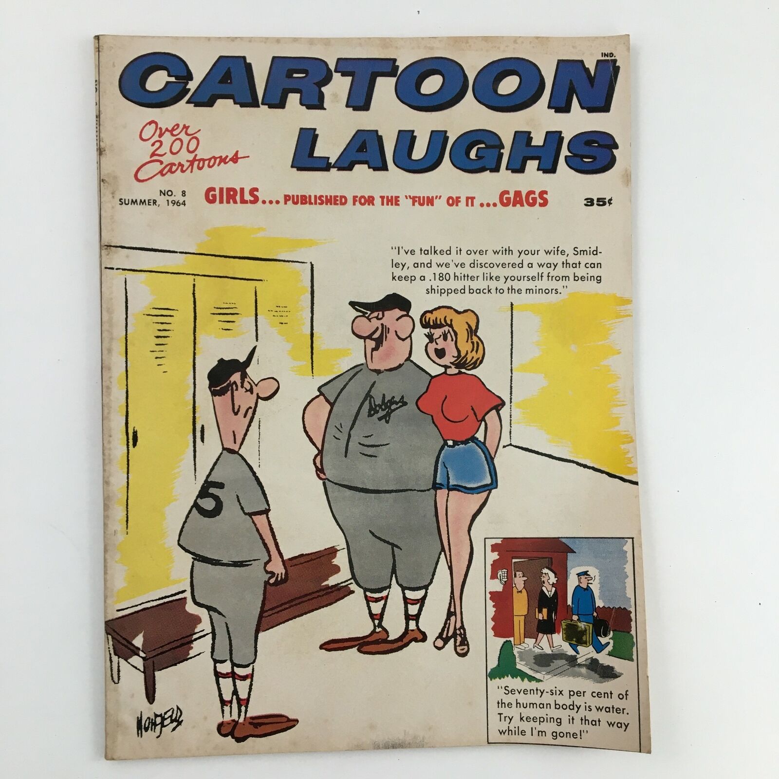Cartoon Laughs Summer 1964 No. 3 2-Miles Hide-A-Way Motel Comic Magazine