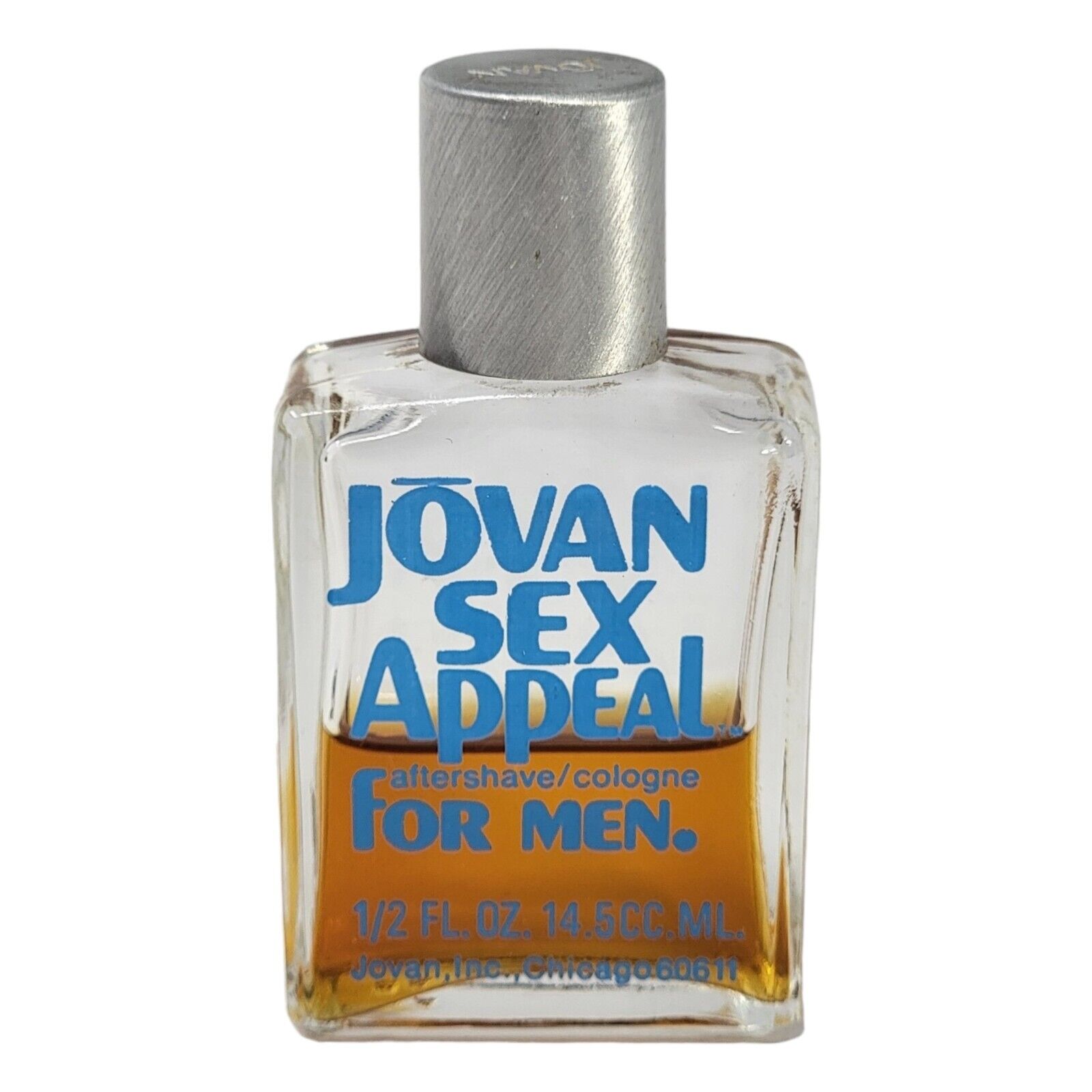 Vintage JOVAN Sex Appeal for Men Aftershave Cologne 1970's 1/2 oz Used
