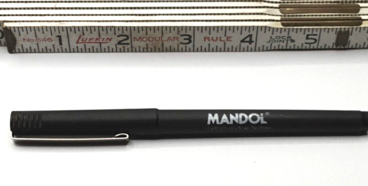 VANCOCIN MANDOL Pharmaceutical Drug Rep Pen Vintage Retro Rare