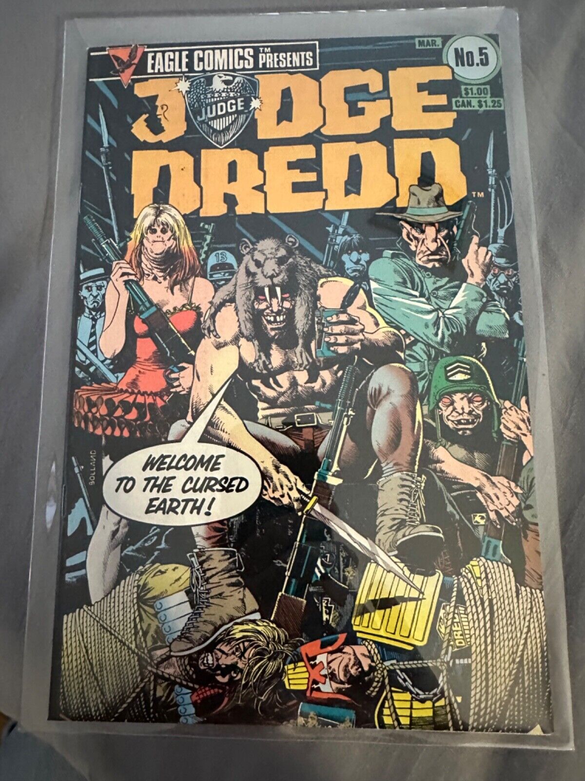 Eagle Comics Judge Dredd #5 NEW/UNREAD 1983