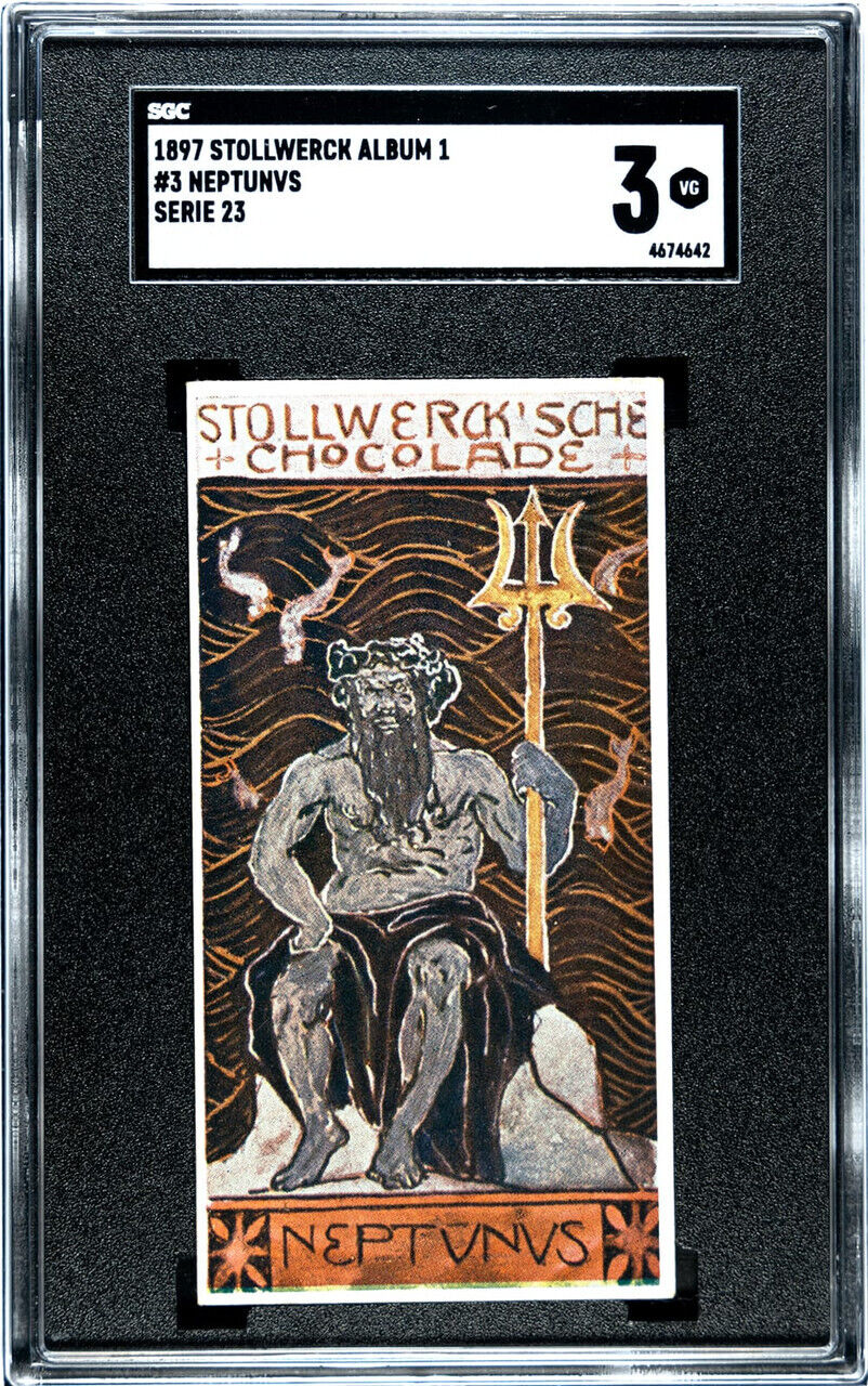 1897 Stollwerck Chocolate Neptunvs (Neptune) #3 Album 1 Serie 23 SGC 3