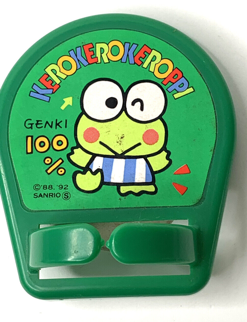 Sanrio Kero Keroppi Frog Suction Cup Holder Decor Vintage 1992