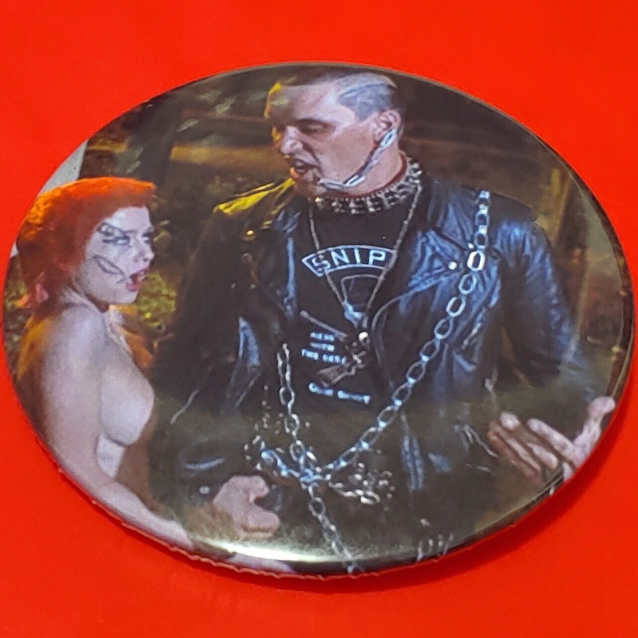 2 1/4 Inch Suicide & Trash Return Of The Living Dead Horror Round Pinback Button