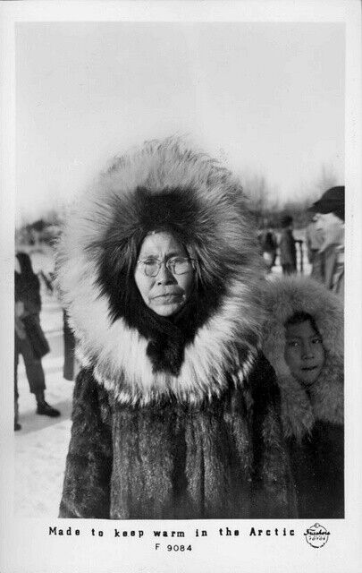 Made to keep warm in the Arctic California 1950s OLD PHOTO