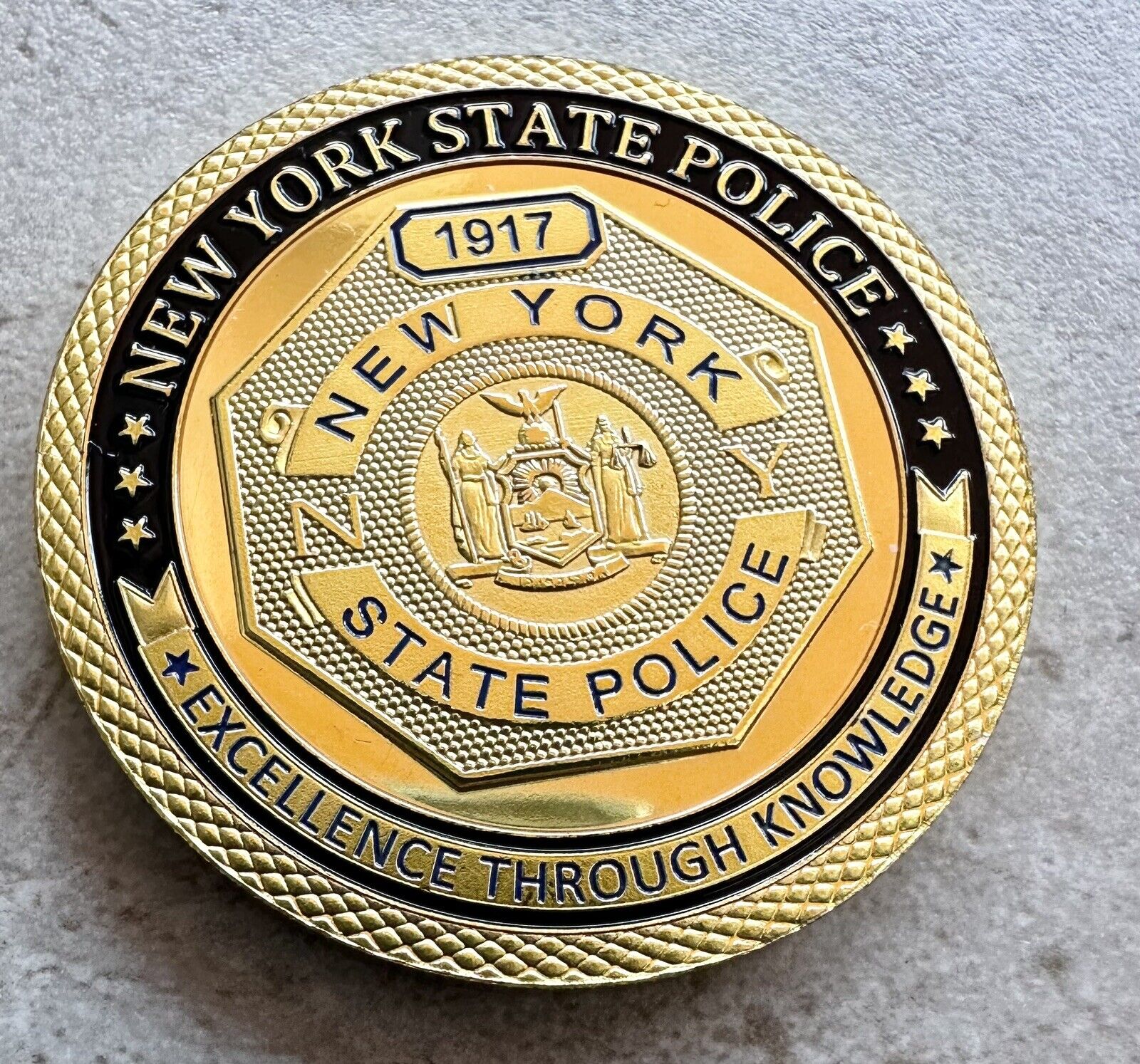 NYPD NEW YORK STATE POLICE OFFICER  Challenge Coin