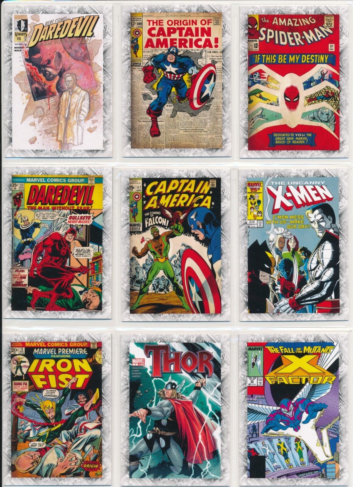 2012 Marvel Beginnings Breakthrough Issues Mixed Chase Card Lot of (9) Cards #2