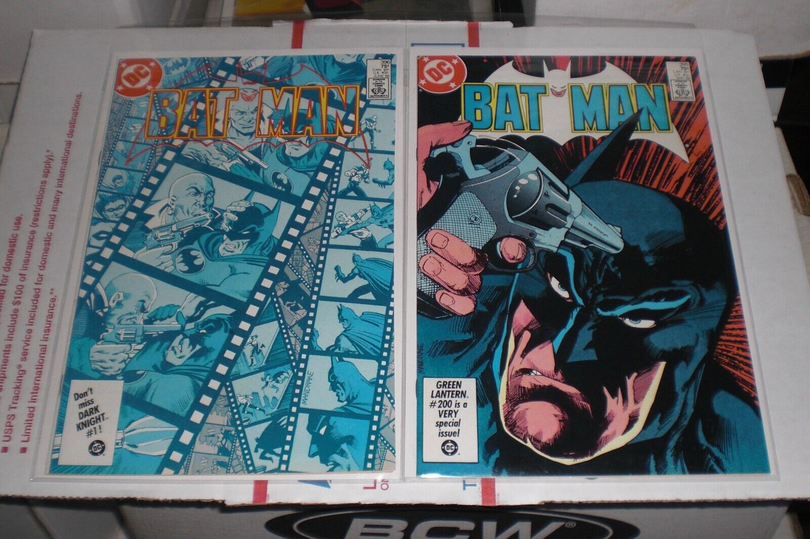 BATMAN   NO.395 & NO.396 VF/NM 1986 DC COMICS * HIGH GRADE *   L@@K