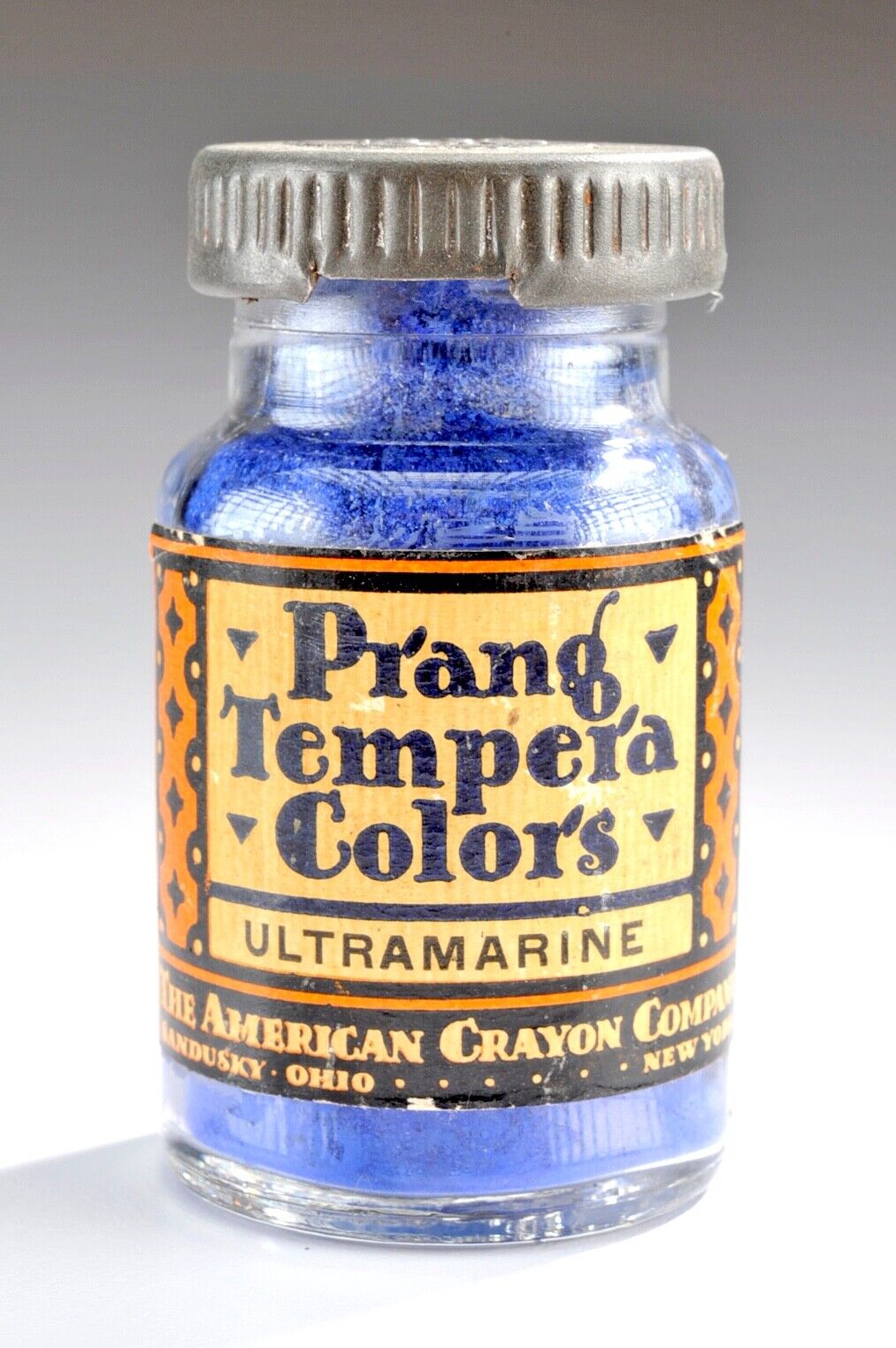 Vintage 1920\'s PRANG TEMPERA Paint Unopened Salesman Sample, American Crayon Co.