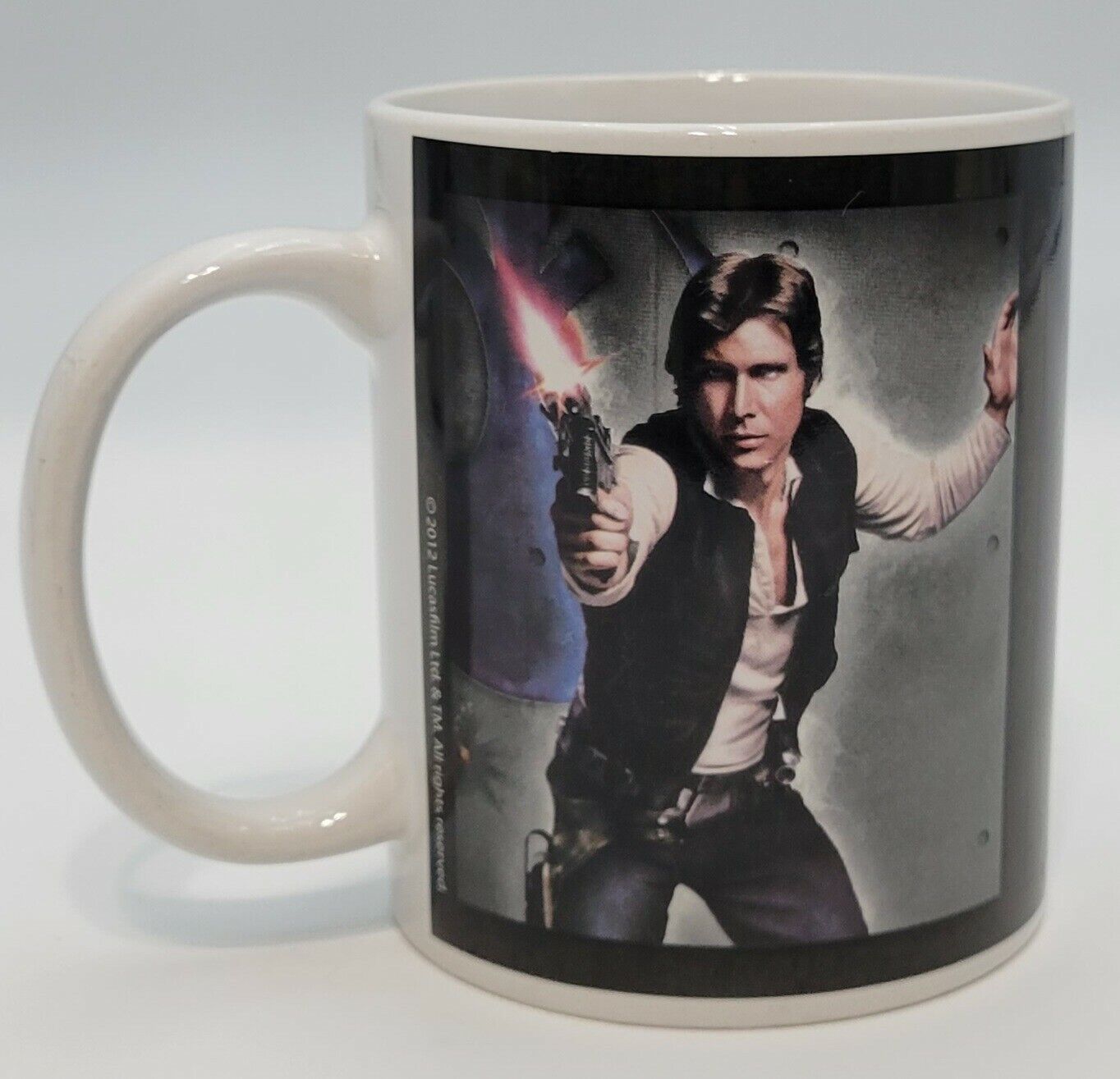 Star Wars Coffee Mug Cup Han Solo Luke Yoda 2012 Gallerie 
